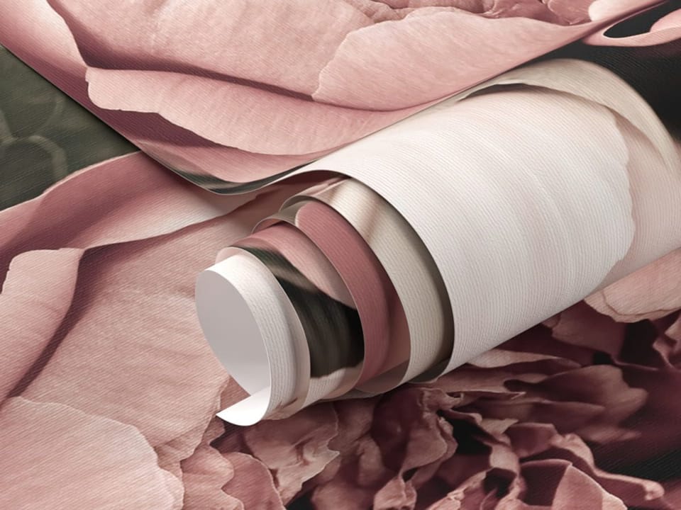 Fototapeta Bukiet różowych piwonii fragment #1