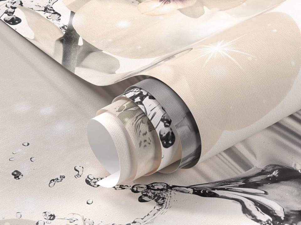 Fototapeta Orchidee nad wodą fragment #1