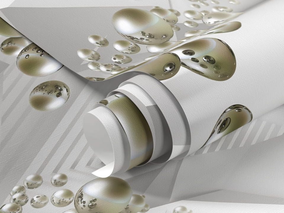 Fototapeta Srebrne kule w futurystycznym tunelu fragment #1