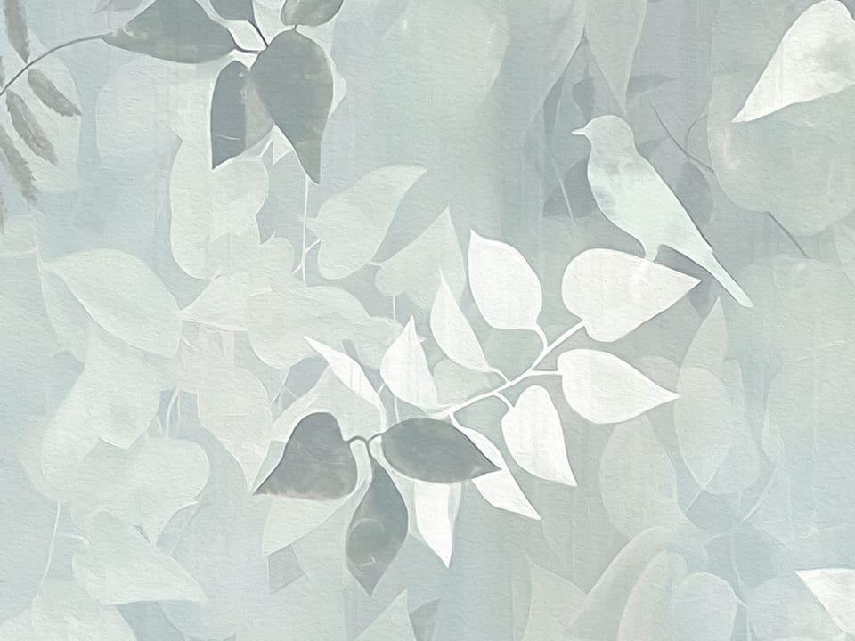 Fototapeta Abstrakcyjny wzór liści fragment #1