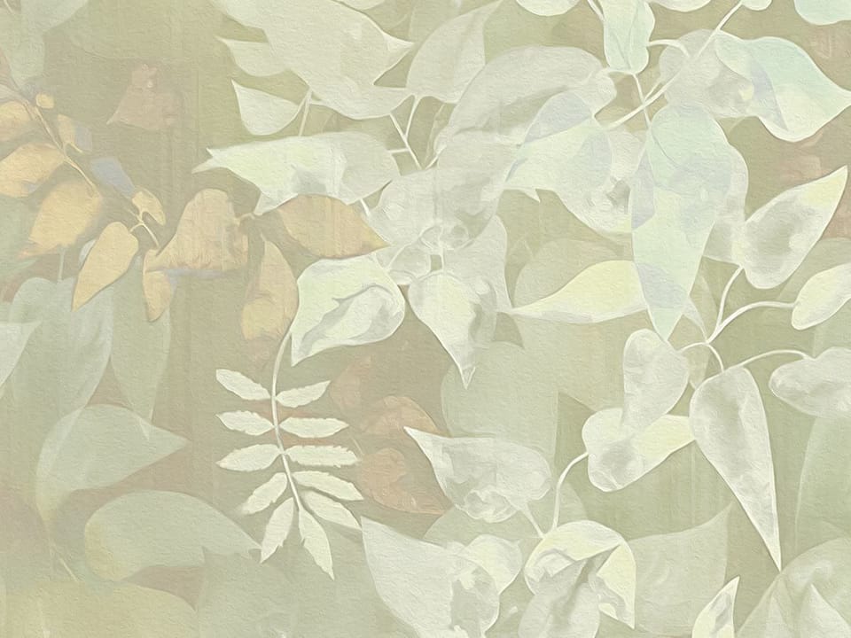 Fototapeta Gęste liście w naturalnych barwach fragment #1