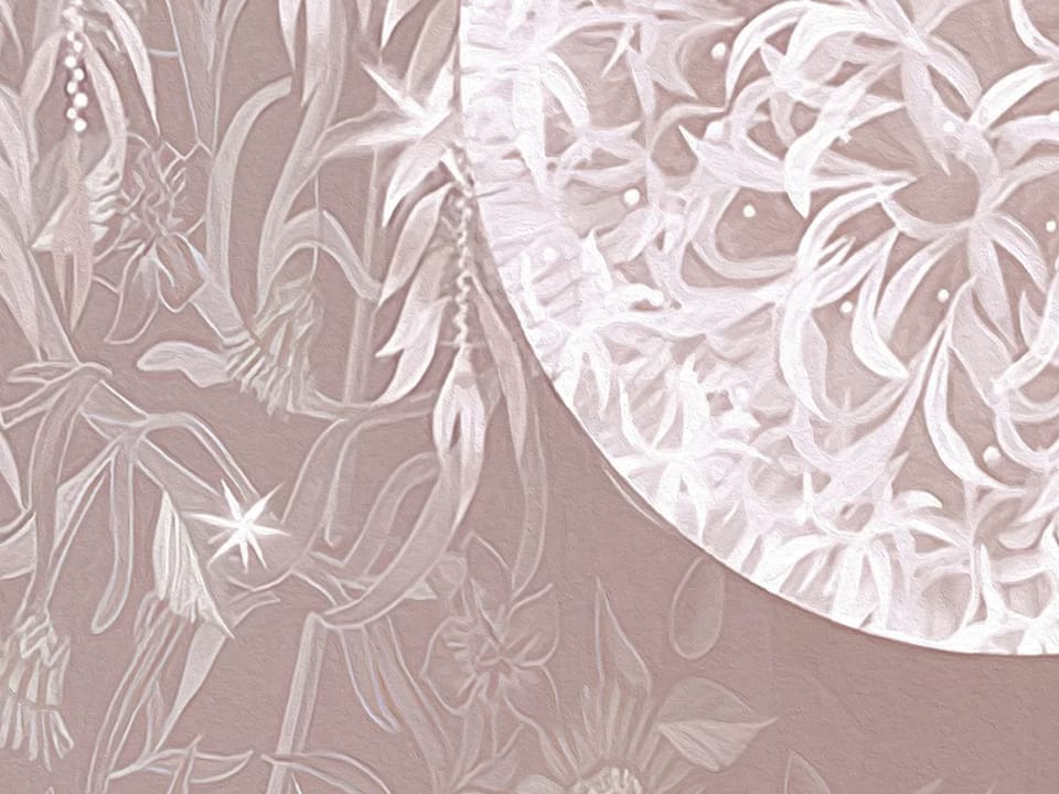 Fototapeta Pawie na gałęzi w magicznym lesie fragment #2