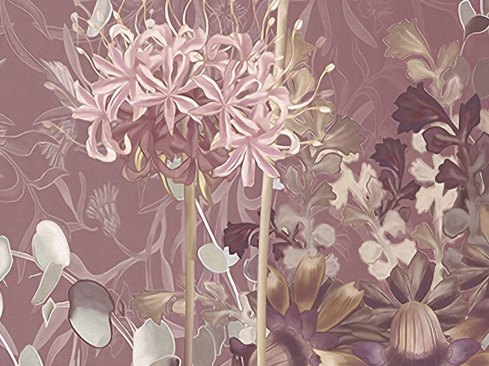 Fototapeta Złote Pawie na Gałęzi fragment #2