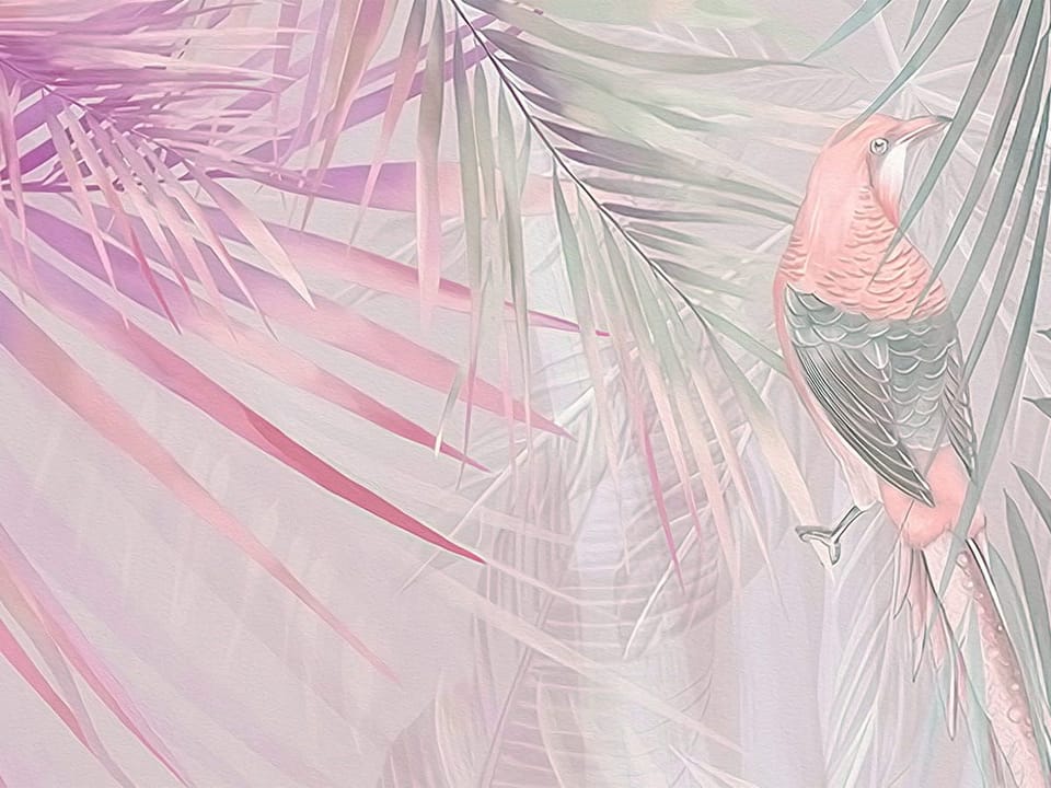 Fototapeta Tropikalna dżungla z liśćmi fragment #1