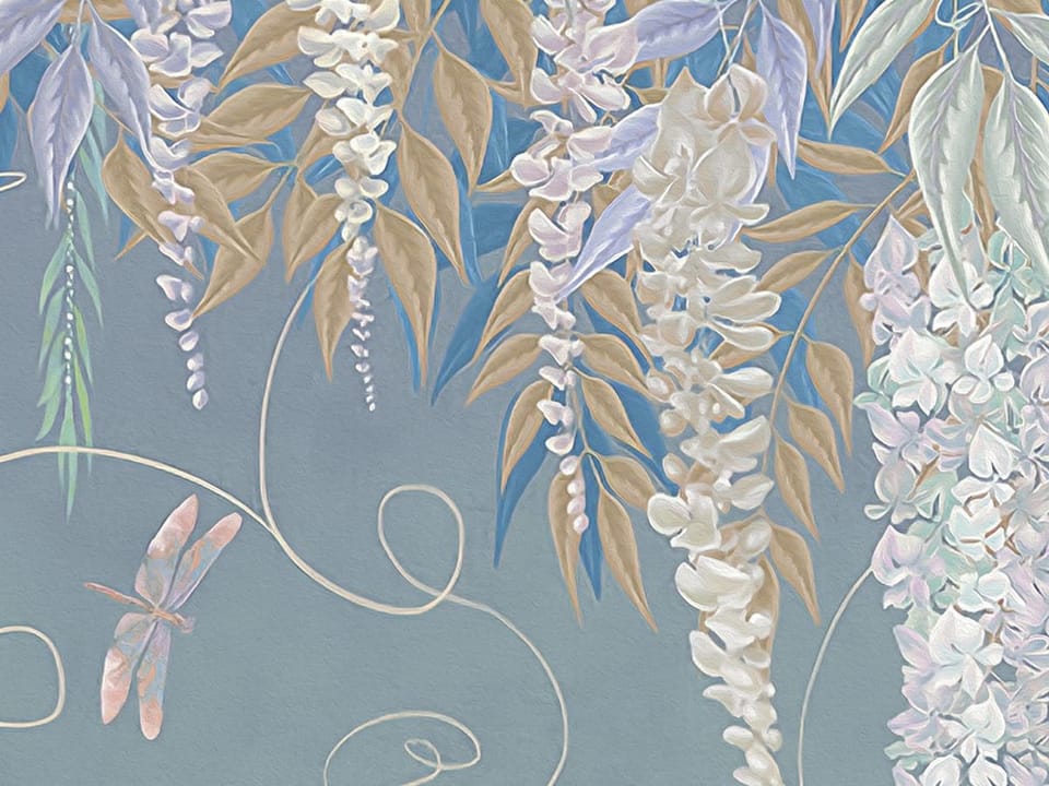 Fototapeta Żurawie wśród roślinności fragment #2