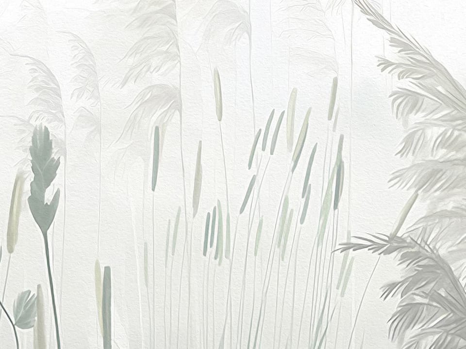 Fototapeta Polne kwiaty i trawy fragment #2