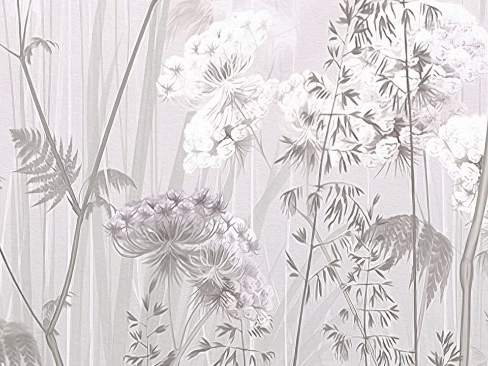 Fototapeta Kwiaty polne i trawy fragment #1