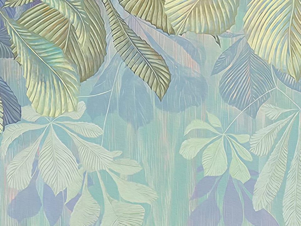 Fototapeta Kasztanowce na pastelowym tle fragment #1