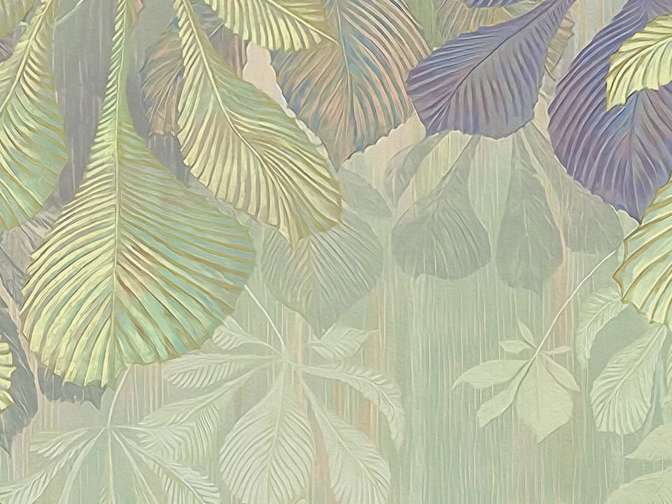 Fototapeta Liście i kwiaty kasztanowca fragment #2