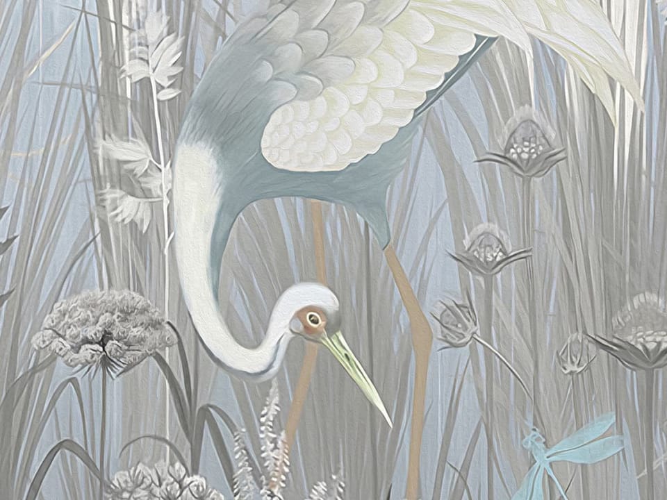 Fototapeta Las z wysokimi drzewami fragment #1