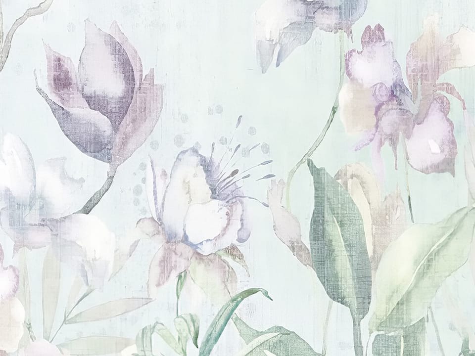 Fototapeta Kwiaty Polne w Pastelowych Kolorach fragment #1