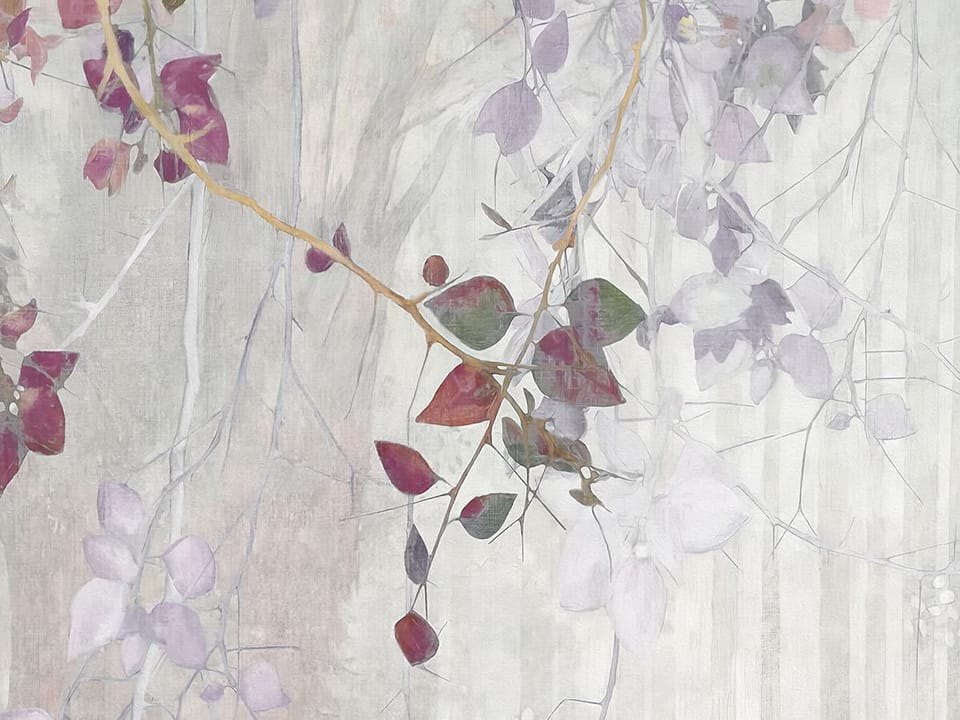 Fototapeta Jelenie w kwiecistym lesie fragment #2