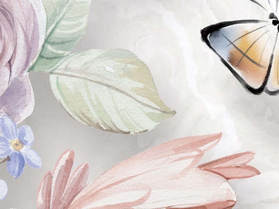 Fototapeta Bukiet egzotycznych kwiatów fragment #1