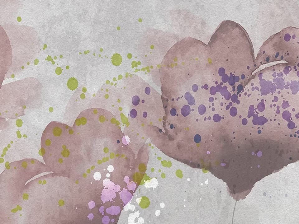 Fototapeta Abstrakcyjne maki na szarym tle fragment #1