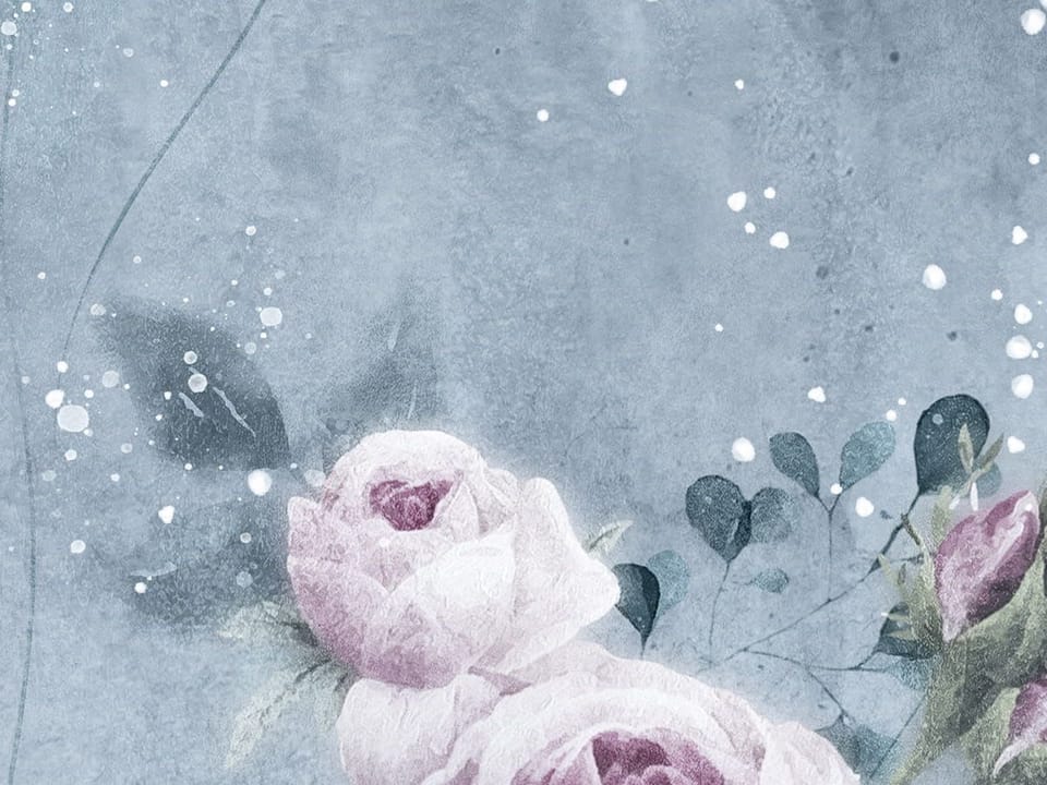 Fototapeta Pastelowe róże na subtelnym tle fragment #1