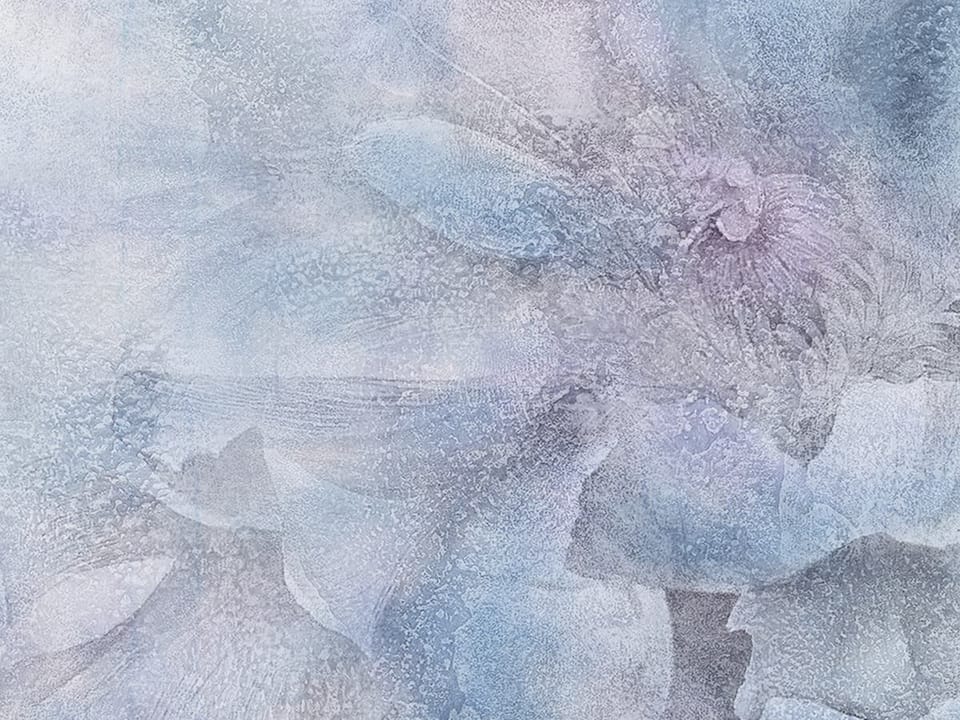 Fototapeta Delikatne kwiaty na jasnym tle fragment #1