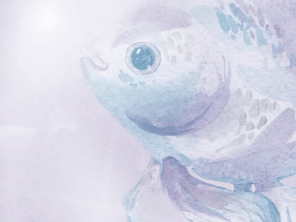 Fototapeta Ryby wśród chmur na niebie fragment #1