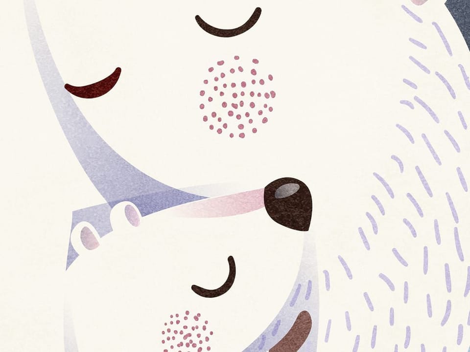 Fototapeta Niedźwiedzie polarne w górach fragment #1