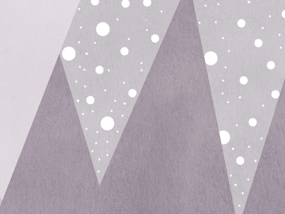 Fototapeta Góry z Pastelowymi Szczytami fragment #1