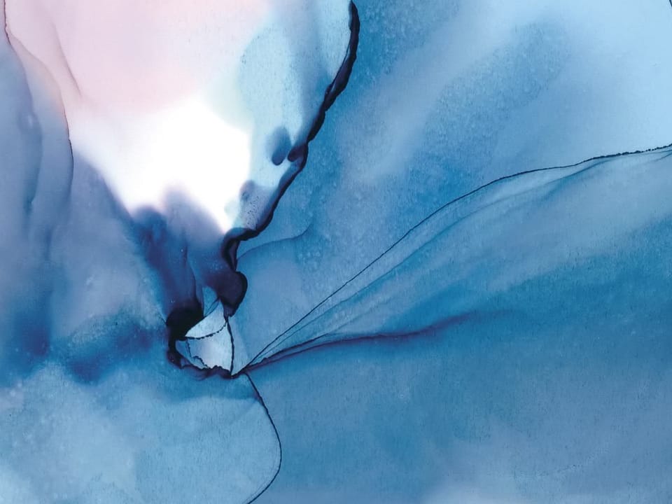 Fototapeta Abstrakcyjne Plamy Akwarelowe fragment #2