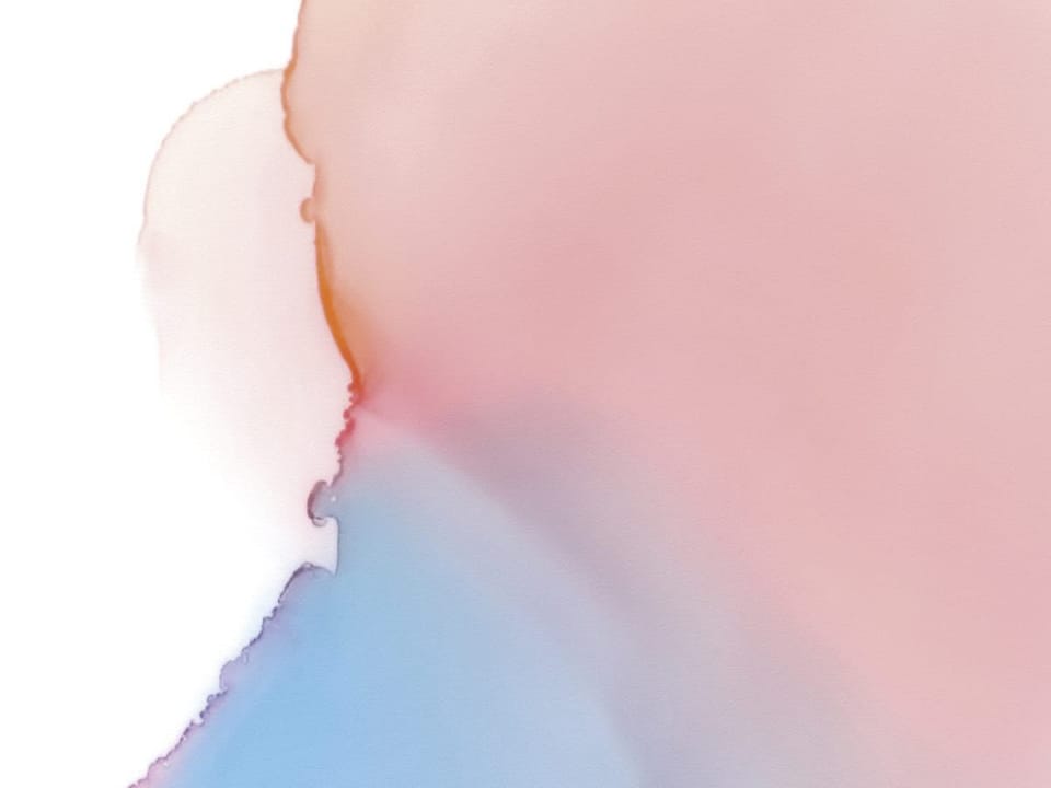 Fototapeta Kolorowe plamy akwareli fragment #1