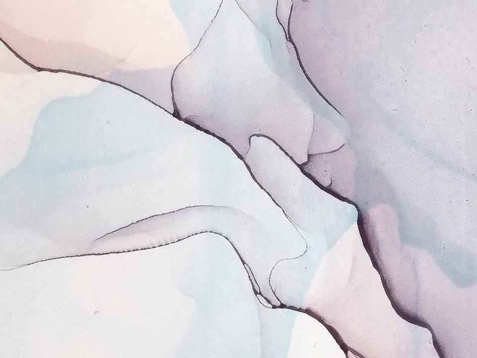 Fototapeta Abstrakcyjne Plamy w Pastelowych Kolorach fragment #1