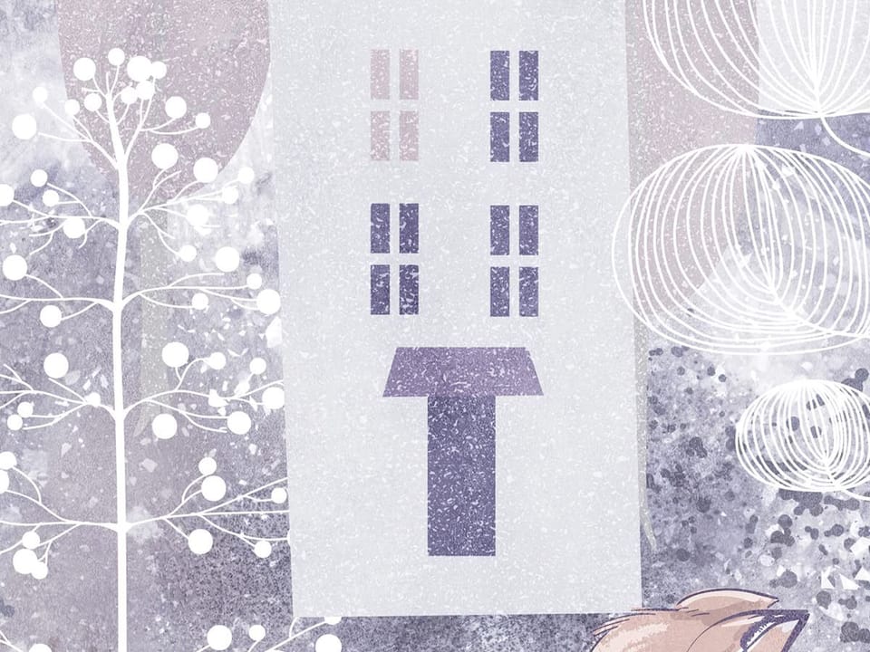 Fototapeta Małe miasteczko w lesie fragment #2