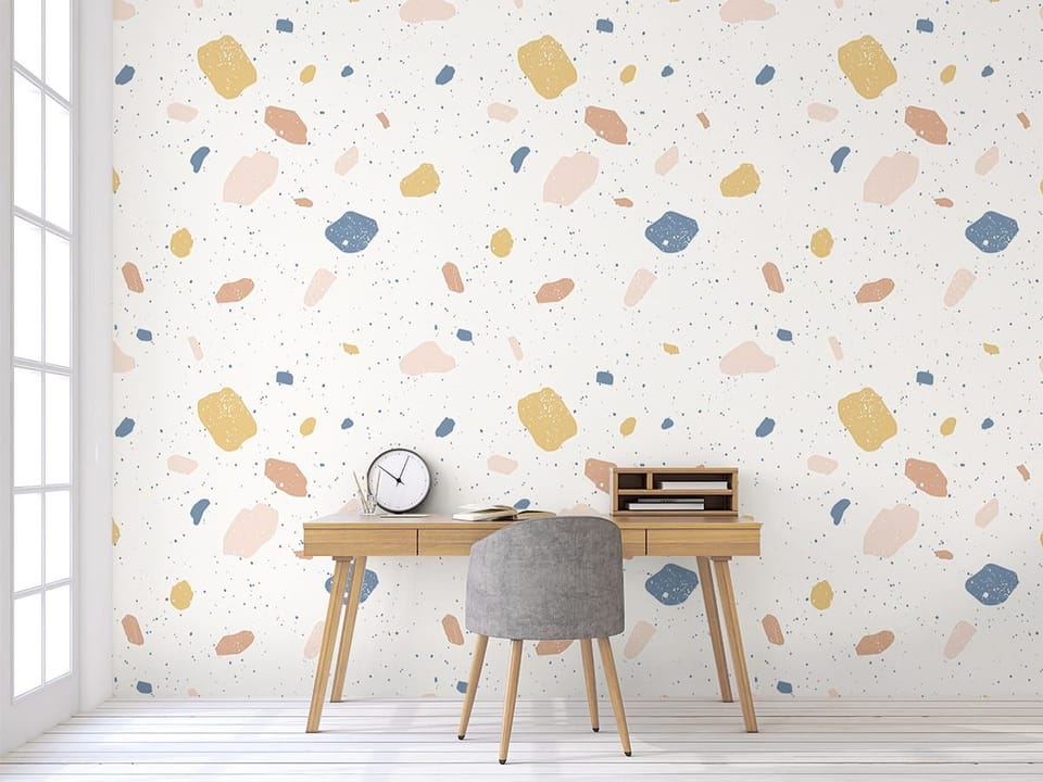 Fototapeta Kolorowe Abstrakcje Lastryko we wnętrzu biura