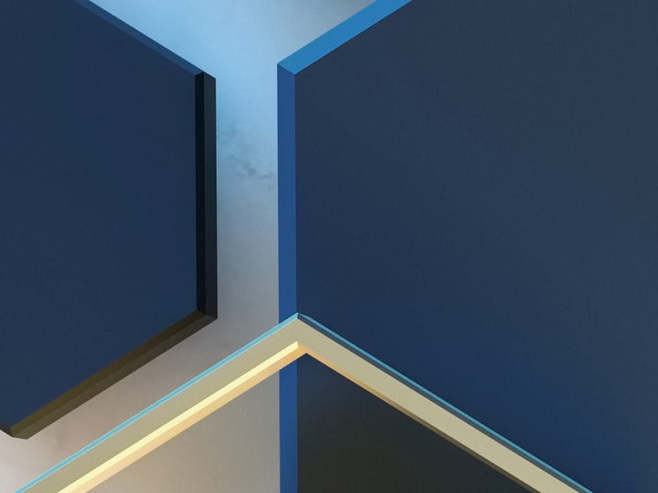 Fototapeta Ciemne sześciokąty na marmurze fragment #1