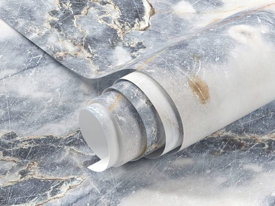 Fototapeta Marmurowe żyłki na jasnym tle fragment #1