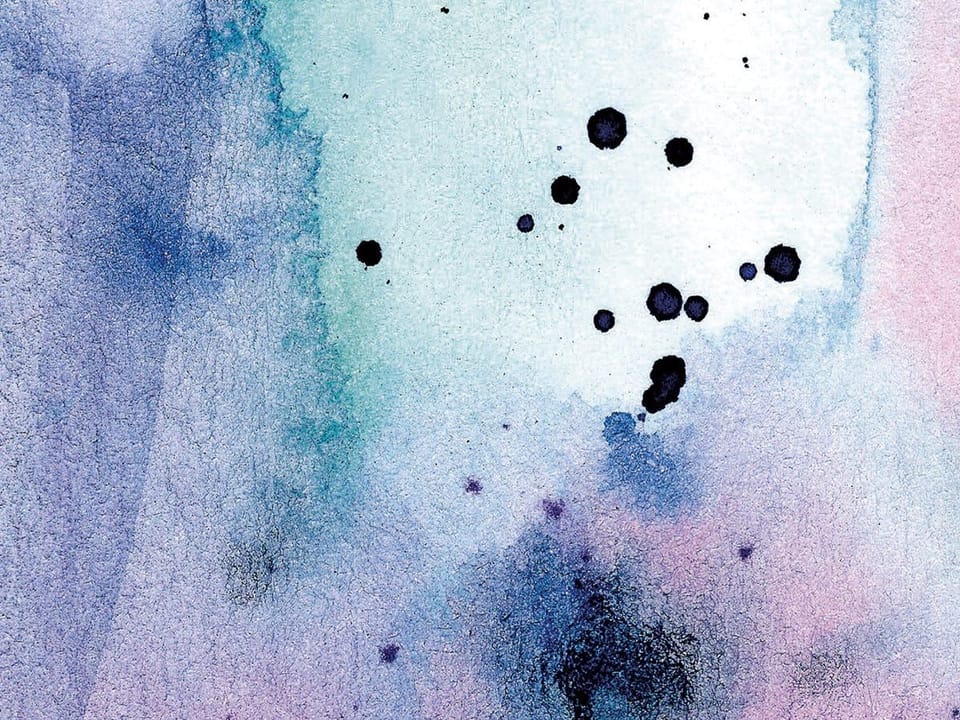 Fototapeta Abstrakcyjne Plamy Akwarelowe fragment #1