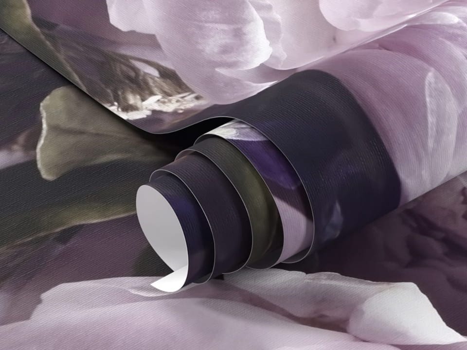 Fototapeta Bukiet jasnofioletowych piwonii fragment #1