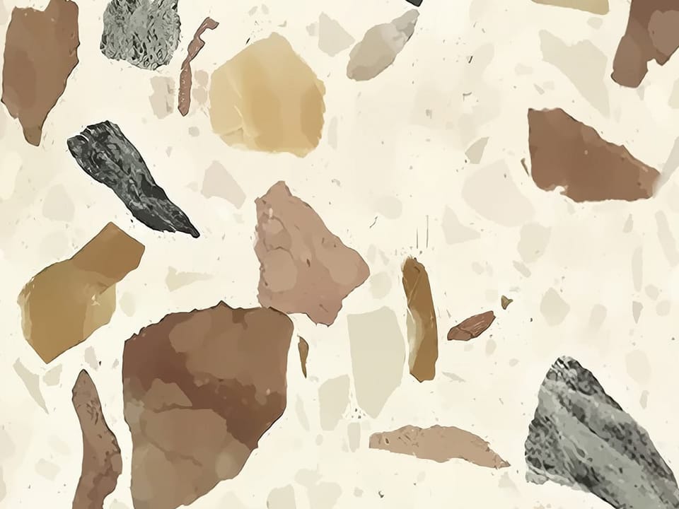 Fototapeta Lastryko z kolorowymi kamieniami fragment #1