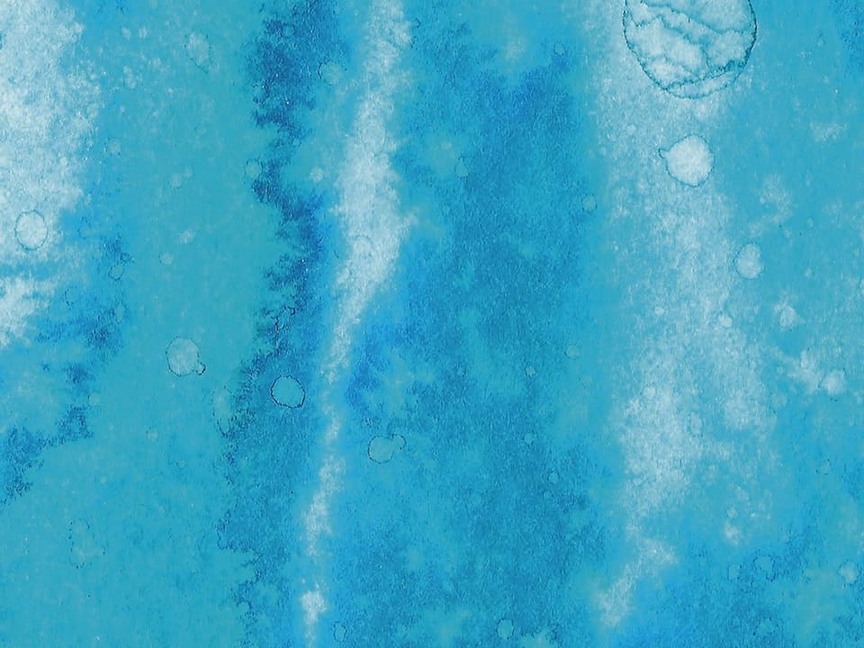 Fototapeta Abstrakcyjne Niebieskie Akwarele fragment #1