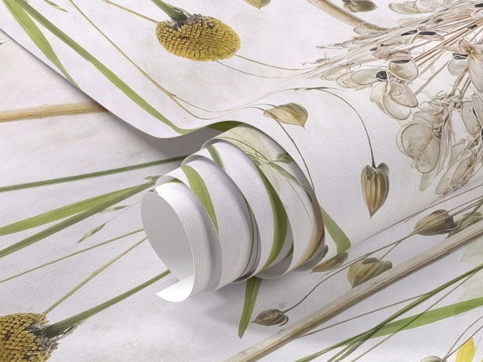 Fototapeta Kwiaty polne z dmuchawcami fragment #1