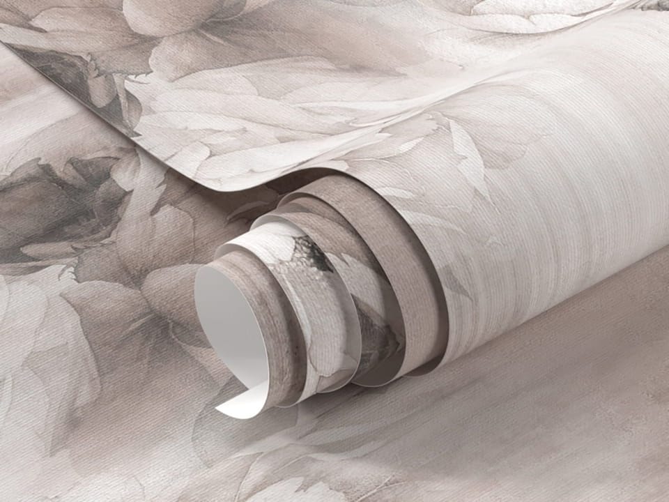 Fototapeta Pastelowe kwiaty na rozmytym tle fragment #1