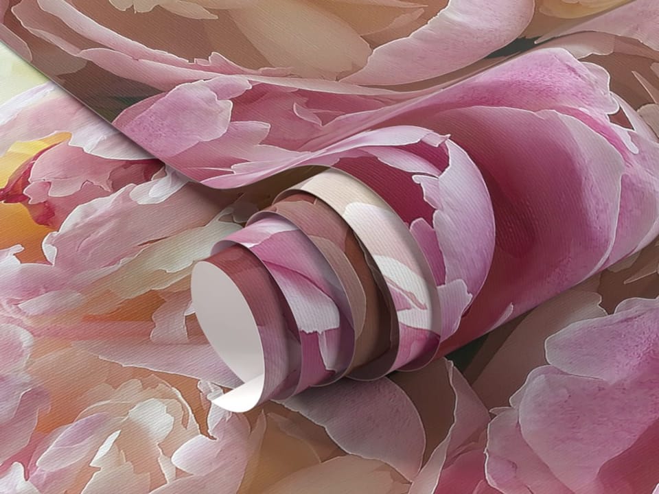 Fototapeta Bukiet Różowych Piwonii fragment #1