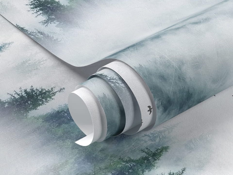 Fototapeta Mglisty Las Iglasty fragment #1