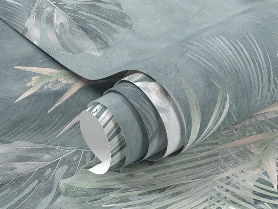 Fototapeta Tropikalna Dżungla z Orchideami fragment #1