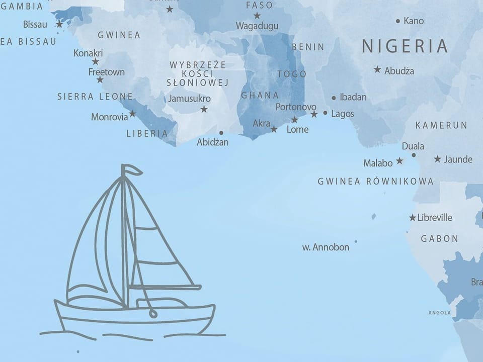 Fototapeta Mapa świata z samolotami fragment #2