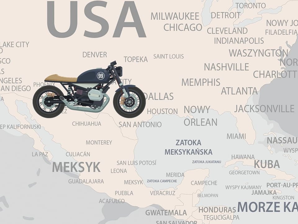 Fototapeta Mapa świata z pojazdami fragment #2