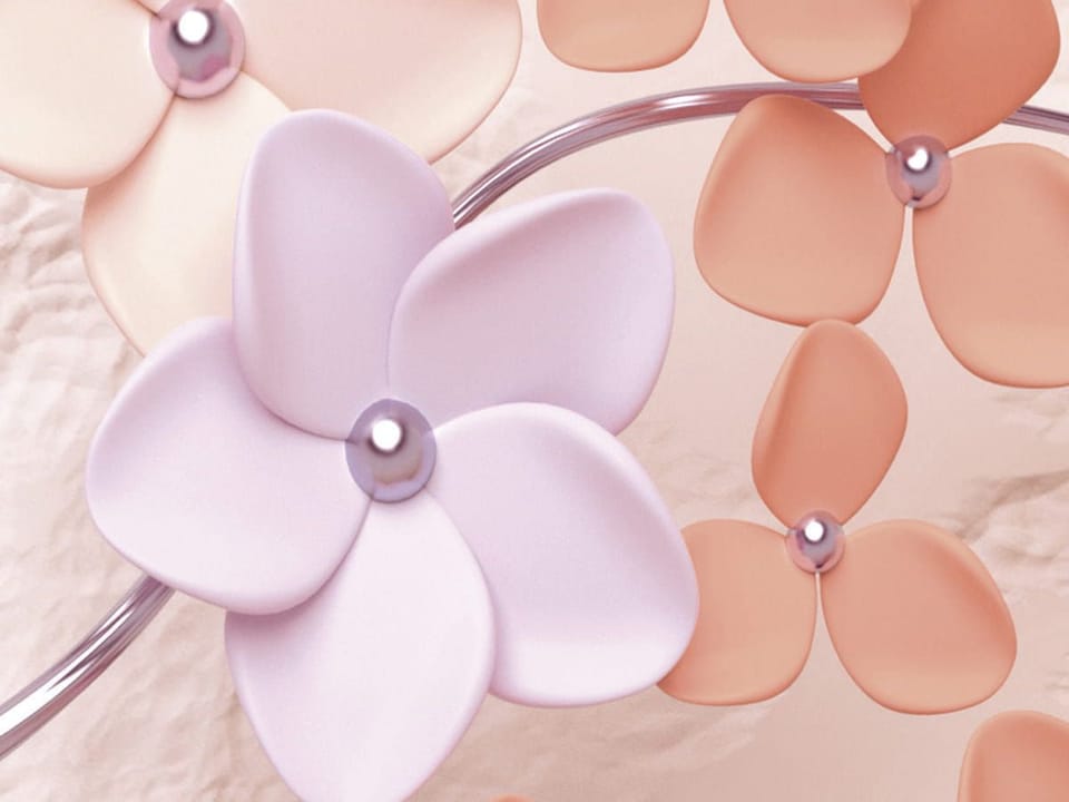 Fototapeta Kwiaty na Gałęziach Drzewa fragment #2