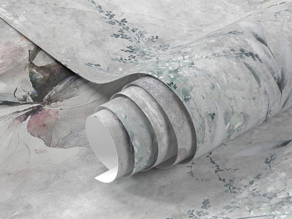 Fototapeta Kwiatowe Murale z Delikatnym Tłem fragment #1