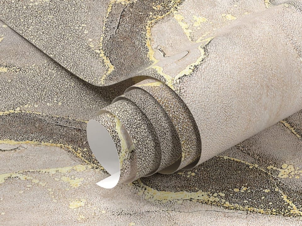 Fototapeta Abstrakcyjny Marmur z Złotymi Żyłkami fragment #1