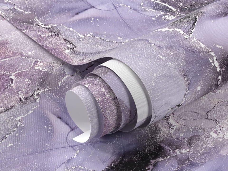 Fototapeta Abstrakcja w fioletowych tonach fragment #1