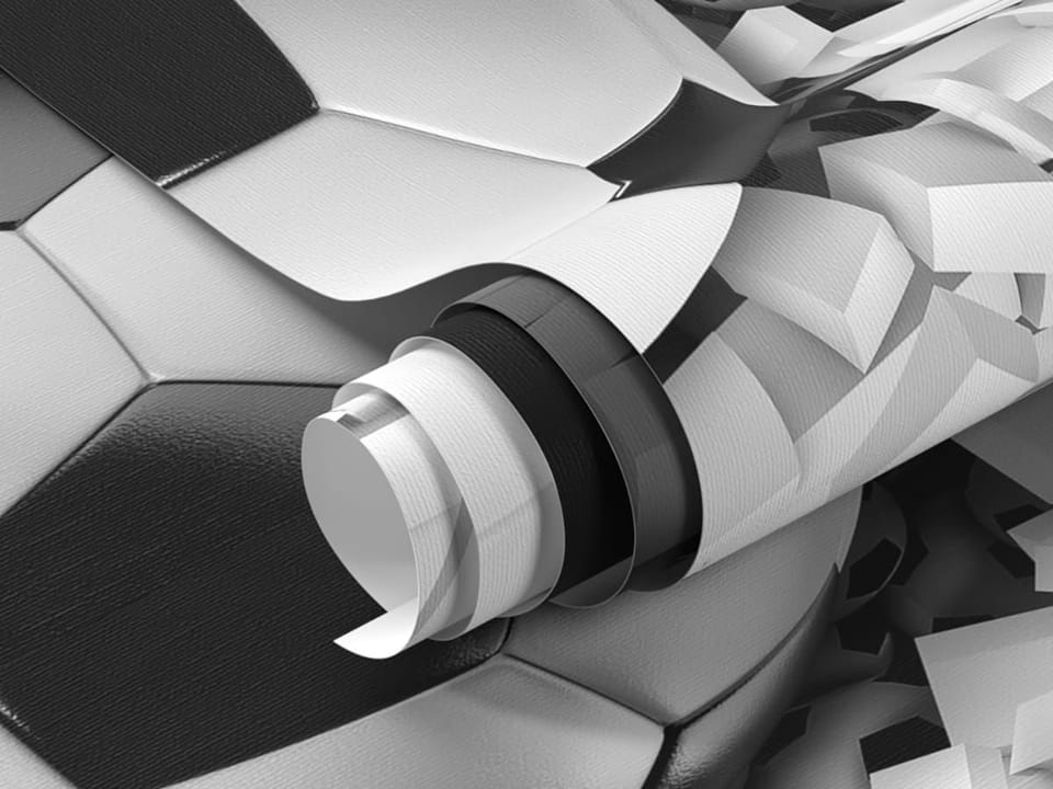 Fototapeta Piłka Nożna i Rozbita Ściana fragment #1