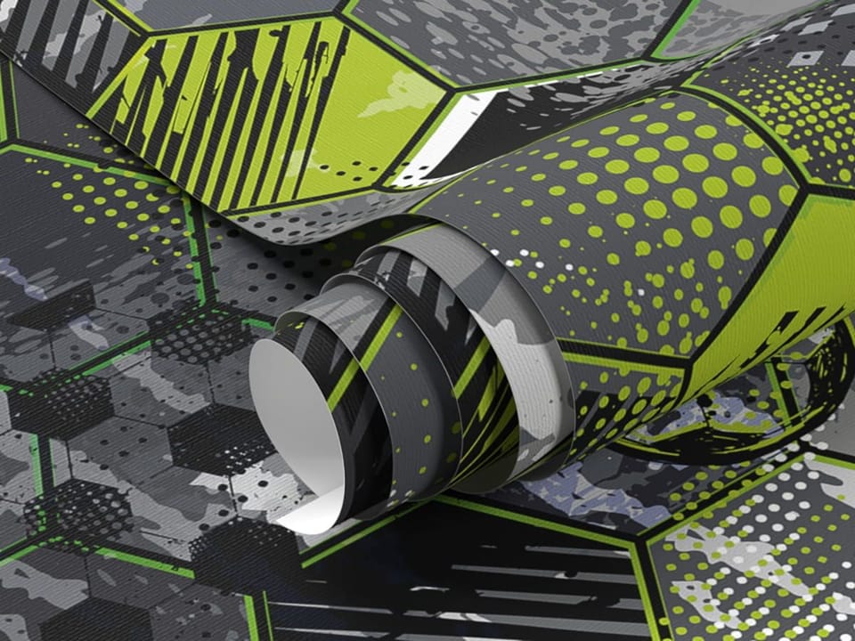 Fototapeta Sportowy wzór z sześciokątów fragment #1