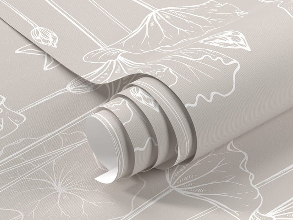 Fototapeta Delikatne kontury lilii fragment #1