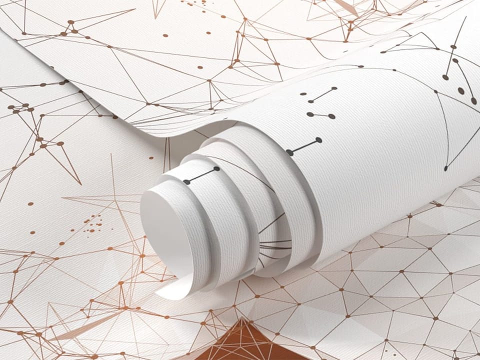 Fototapeta Piłka nożna i geometryczna siatka fragment #1