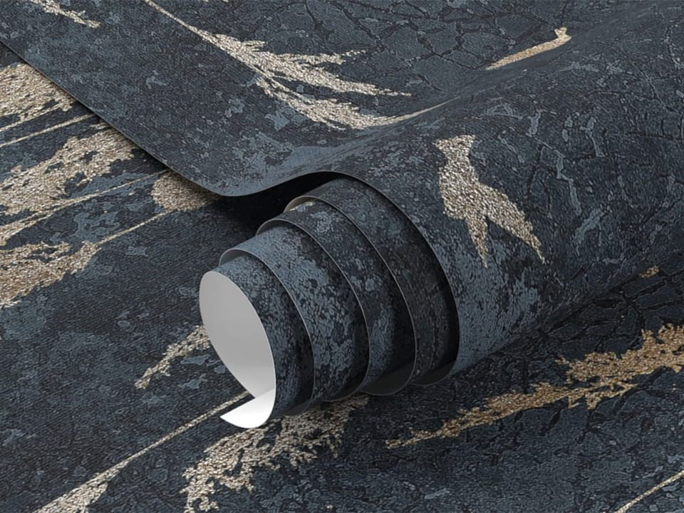 Fototapeta Złote trawy na ciemnym tle fragment #1